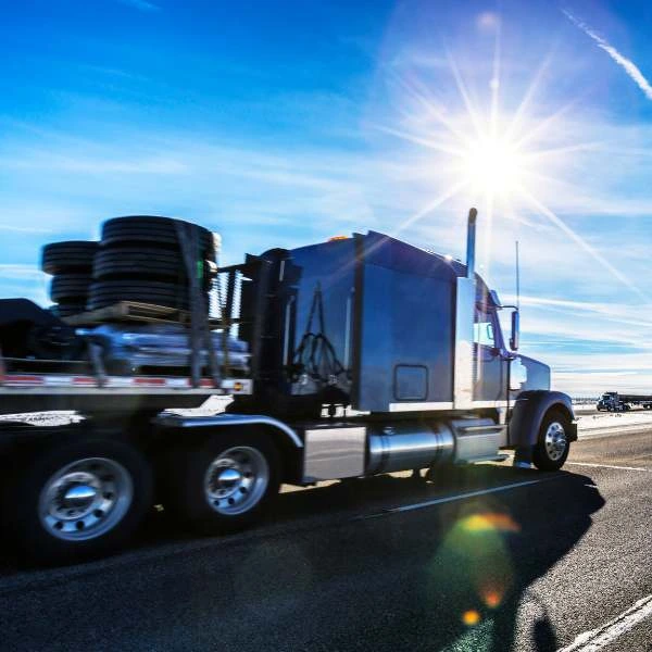 Heavy-duty tow truck ready for action.